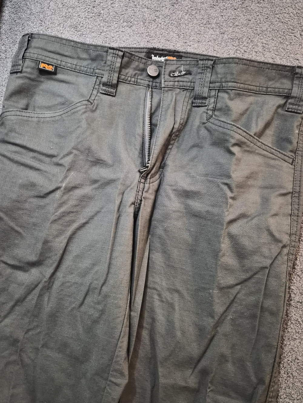 Timberland PRO Men's Olive Green Flex Work Pants Straight Fit